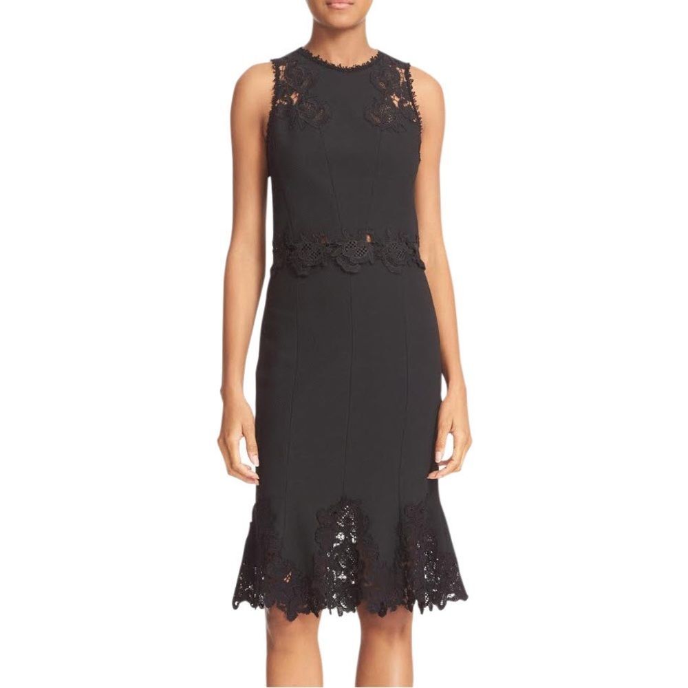 COPY - Rebecca Taylor lace skirt black L